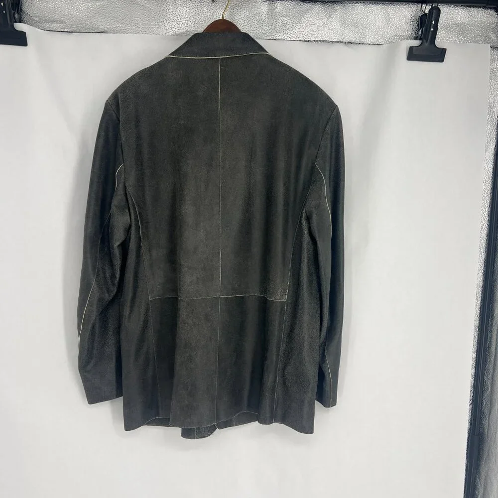 Vintage Claude Lamont Leather Jacket 42R - Picture 6 of 13